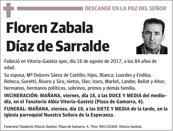 Floren Zabala Díaz de Sarralde