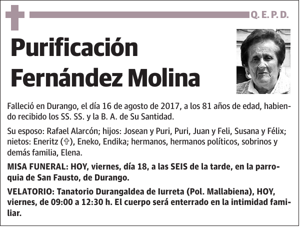 Purificación Fernández Molina