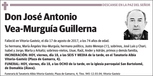 José Antonio Vea-Murguía Guillerna