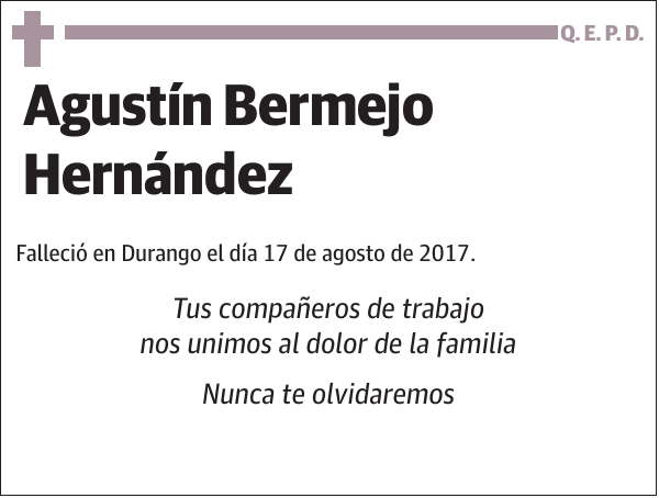 Agustín Bermejo Hernández