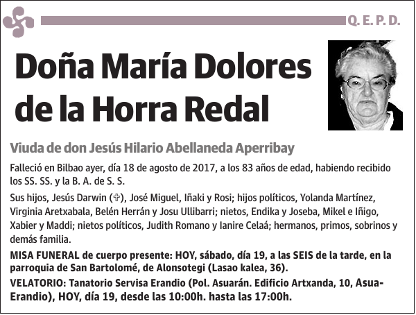 María Dolores de la Horra Redal