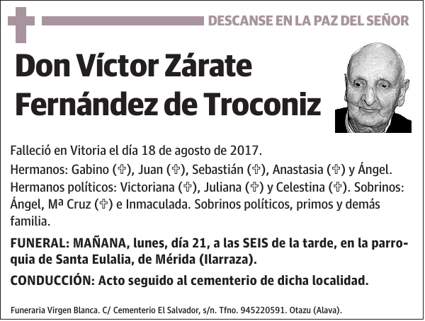 Víctor Zárate Fernández de Troconiz