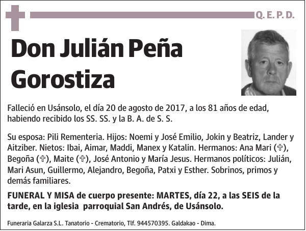 Julián Peña Gorostiza