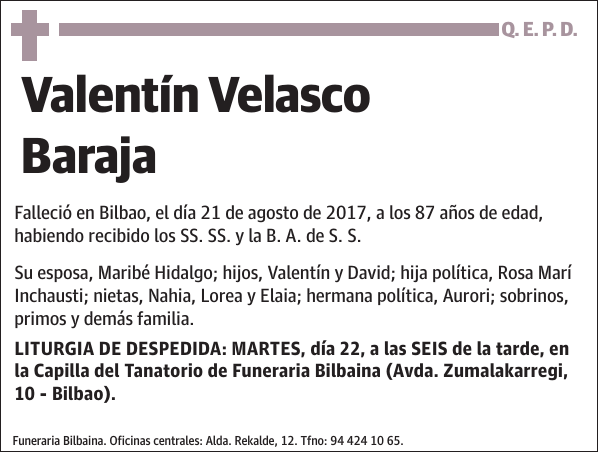 Valentín Velasco Baraja