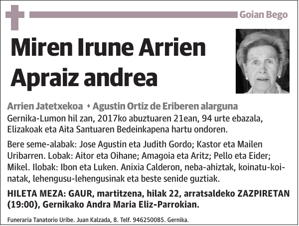 Miren Irune Arrien Apraiz