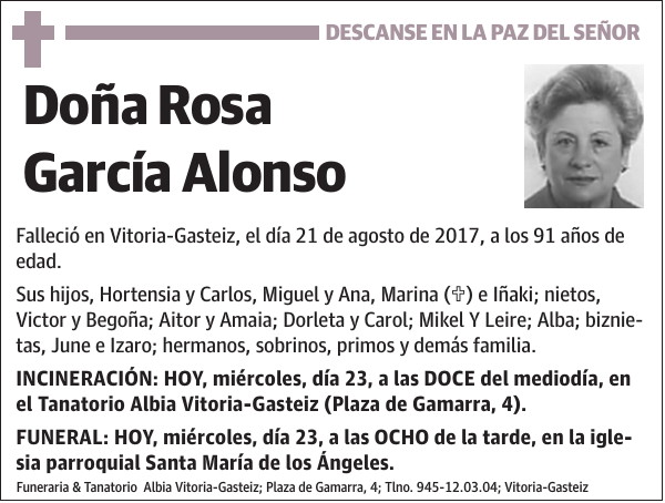 Rosa García Alonso