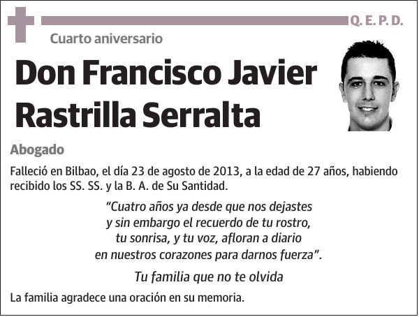 Francisco Javier Rastrilla Serralta