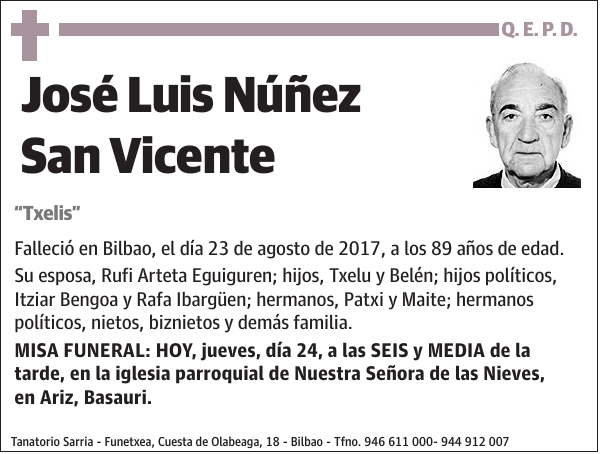 José Luis Núñez San Vicente