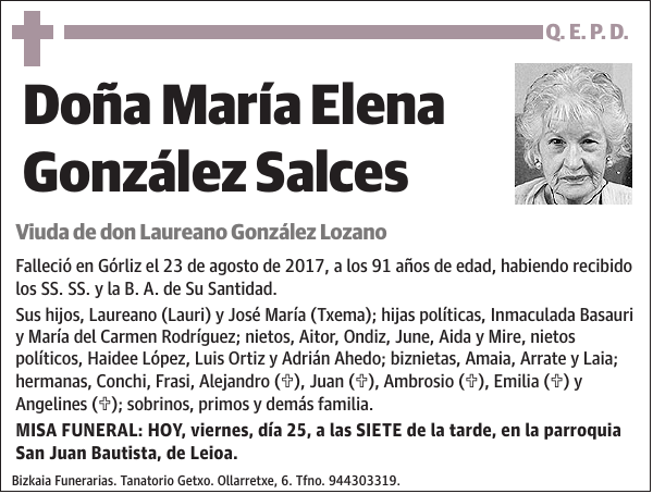 María Elena González Salces