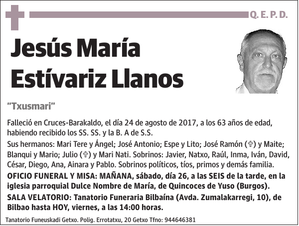 Jesús María Estívariz Llanos