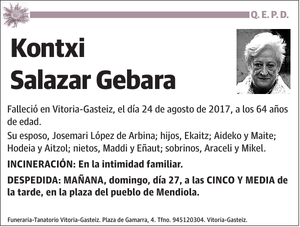 Kontxi Salazar Gebara