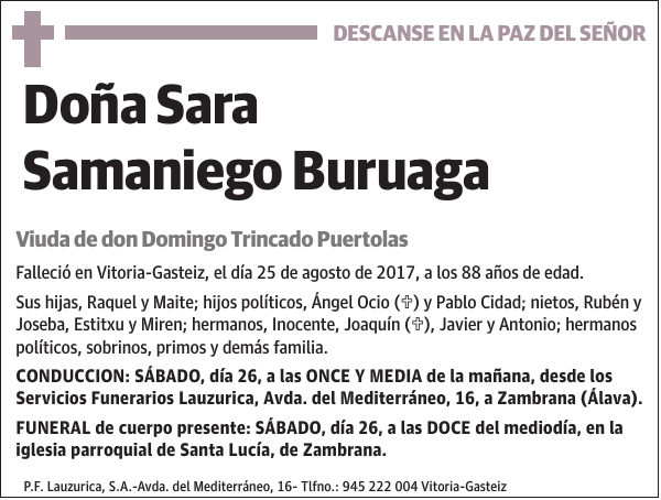 Sara Samaniego Buruaga