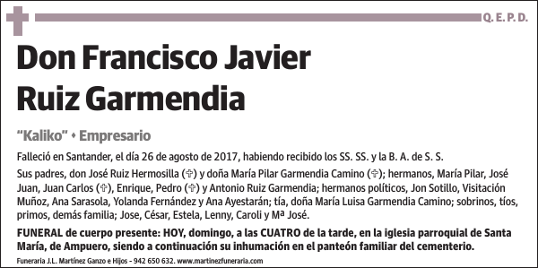 Francisco Javier Ruiz Garmendia