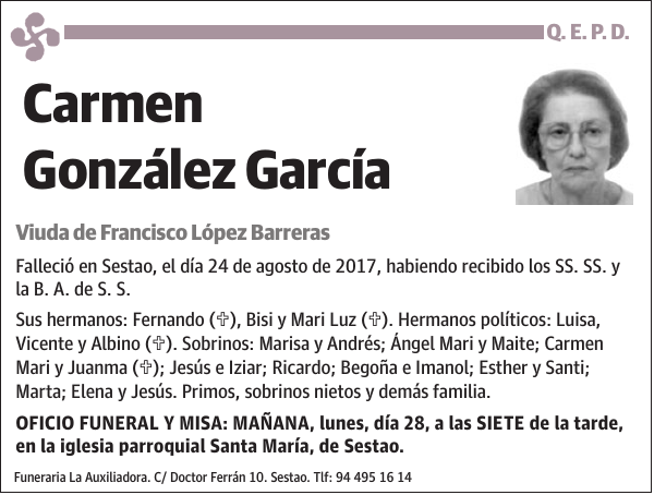 Carmen González García