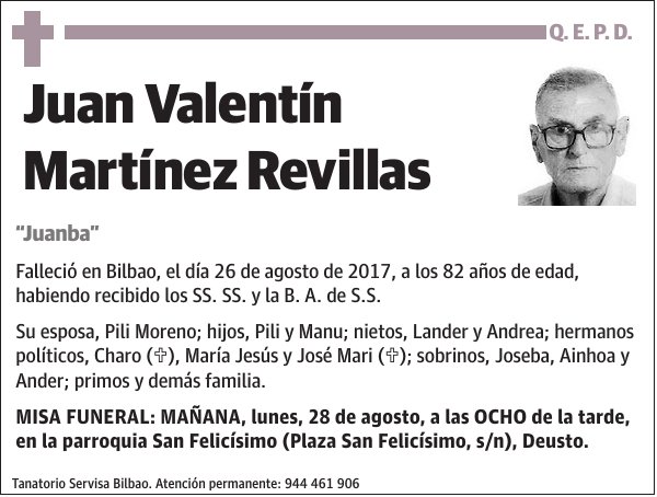 Juan Valentín Martínez Revillas