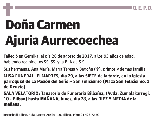 Carmen Ajuria Aurrecoechea