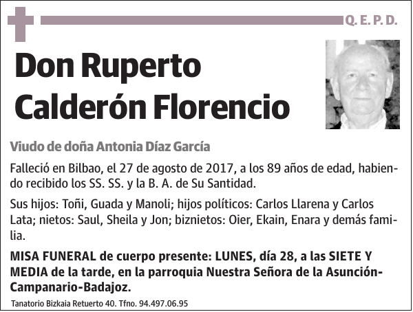 Ruperto Calderón Florencio