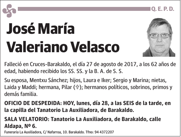 José María Valeriano Velasco