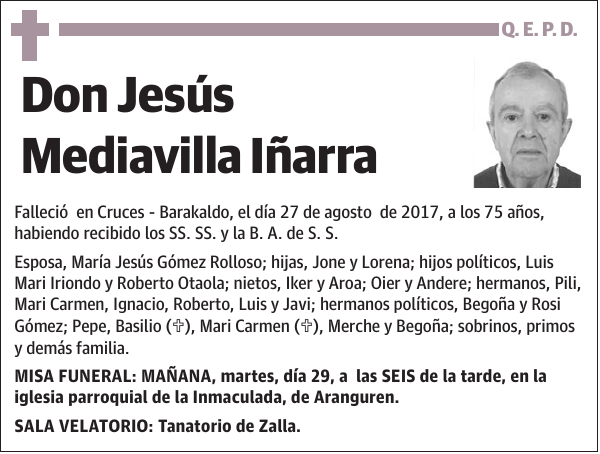 Jesús Mediavilla Iñarra