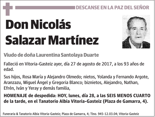 Nicolás Salazar Martínez