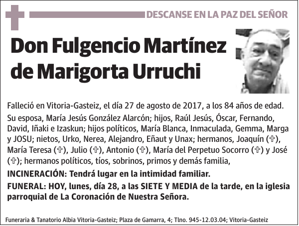 Fulgencio Martínez de Marigorta Urruchi