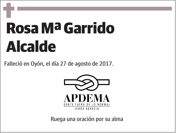 Rosa Mª Garrido Alcalde