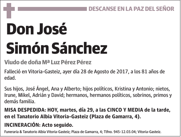 José Simón Sánchez