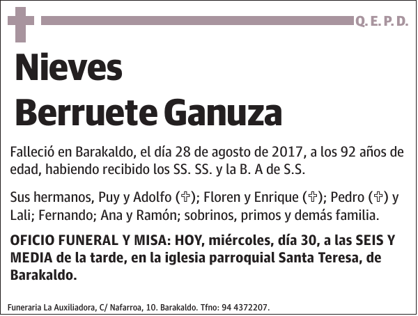 Nieves Berruete Ganuza