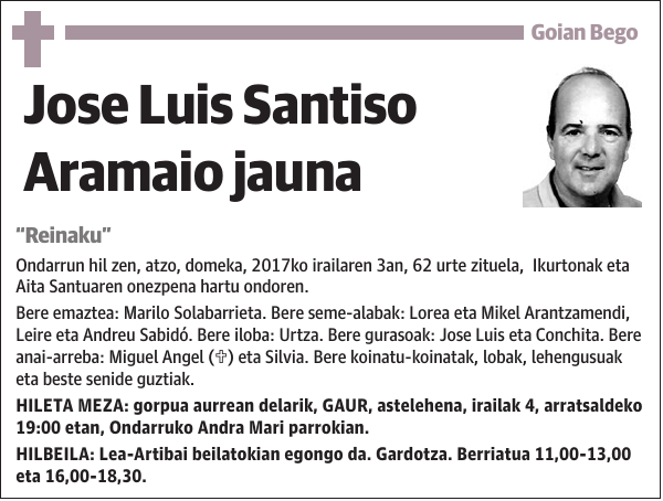 Jose Luis Santiso Aramaio