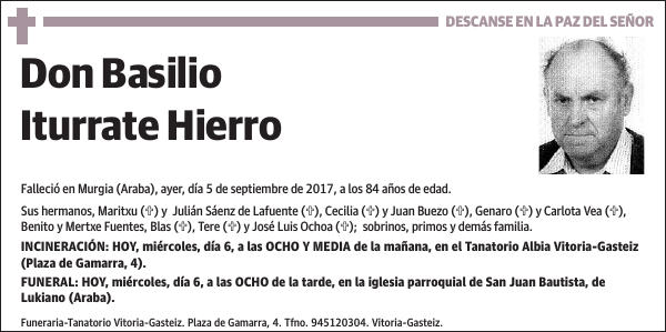 Basilio Iturrate Hierro