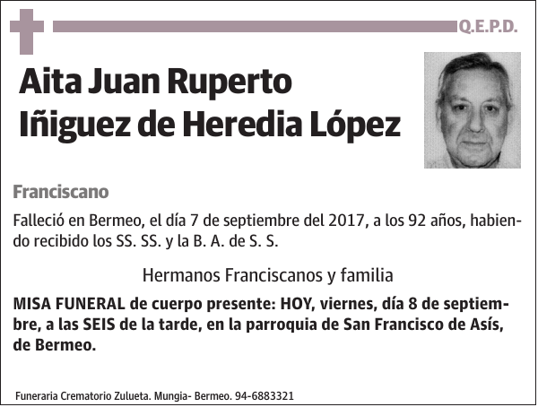 Juan Ruperto Iñiguez de Heredia López