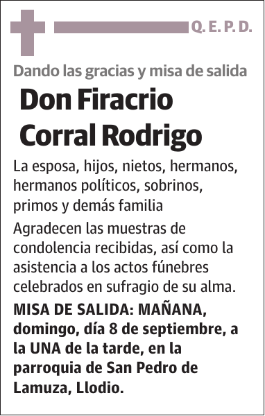 Firacrio Corral Rodrigo