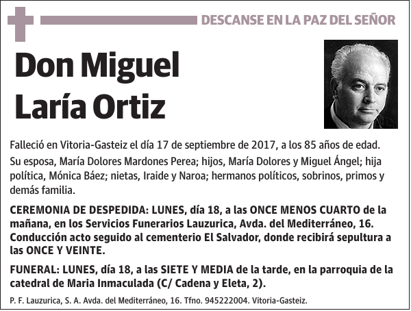 Miguel Laría Ortiz