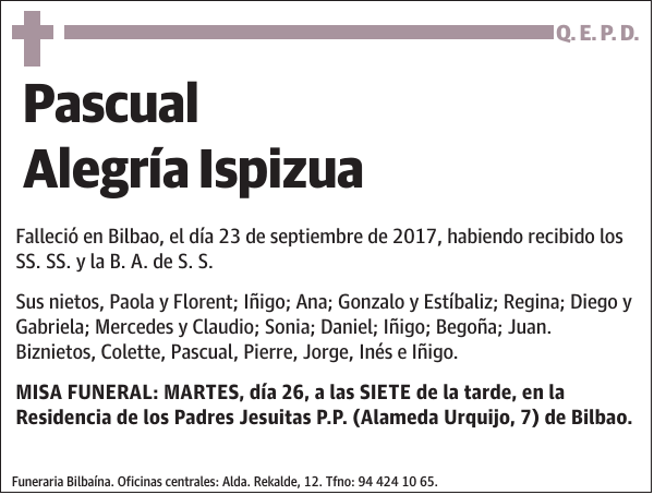 Pascual Alegría Ispizua