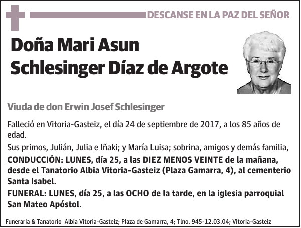 Mari Asun Schlesinger Díaz de Argote