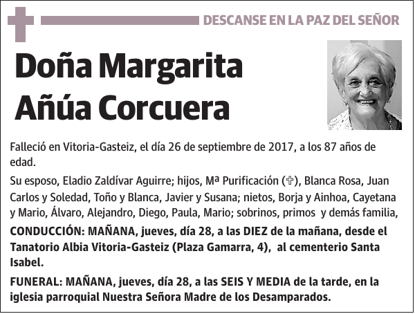 Margarita Añúa Corcuera