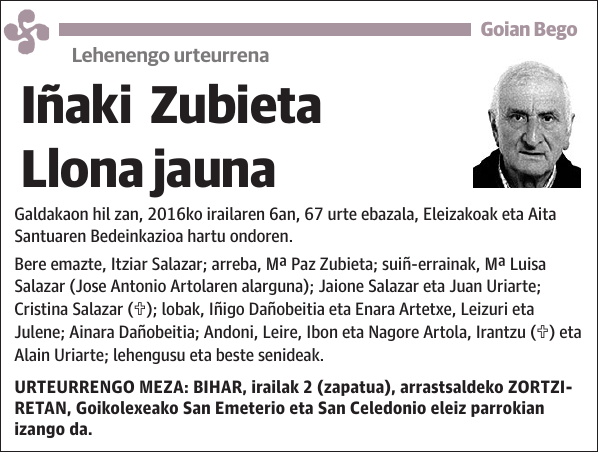 Iñaki Zubieta Llona