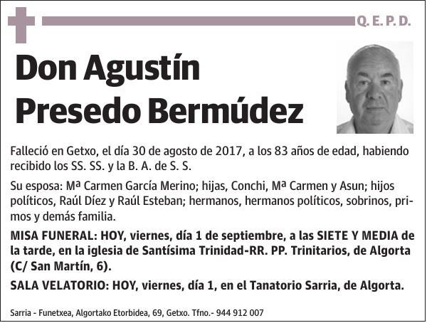 Agustín Presedo Bermúdez