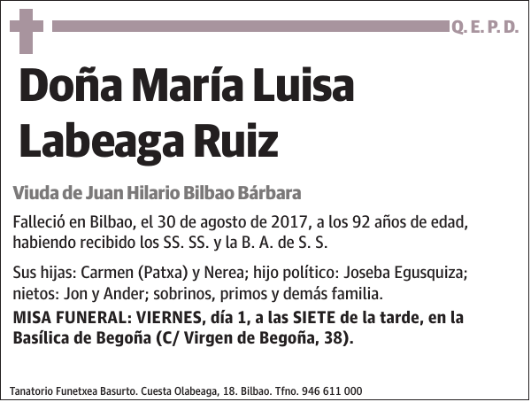 María Luisa Labeaga Ruiz