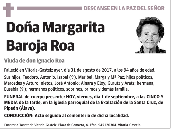 Margarita Baroja Roa