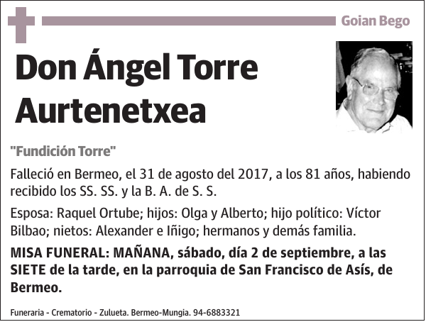 Ángel Torre Aurtenetxea