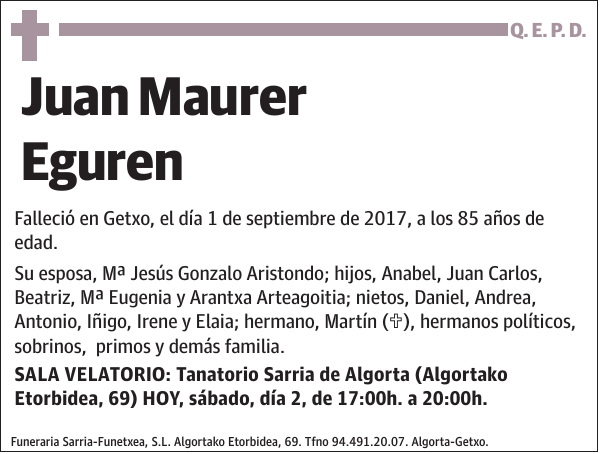 Juan Maurer Eguren