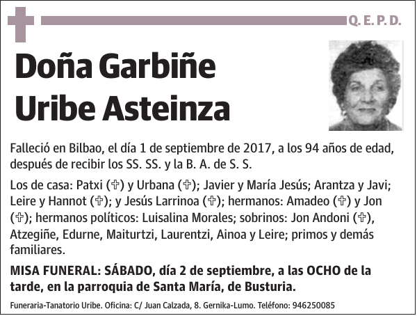 Garbiñe Uribe Asteinza