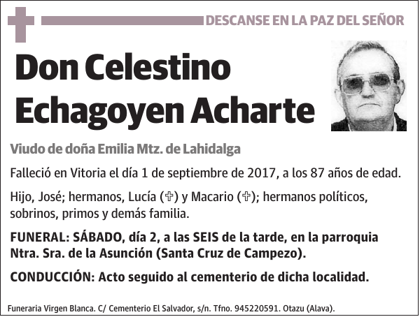 Celestino Echagoyen Acharte