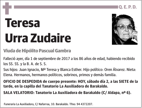 Teresa Urra Zudaire