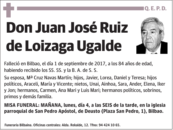 Juan José Ruiz de Loizaga Ugalde