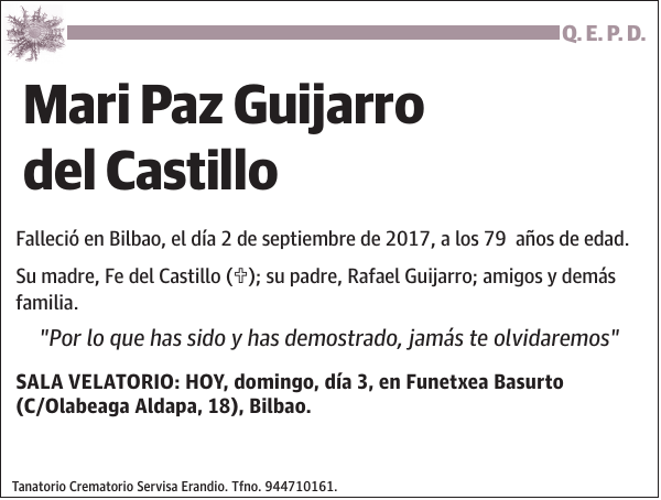 Mari Paz Guijarro del Castillo