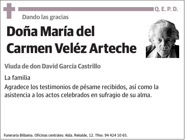 María del Carmen Veléz Arteche