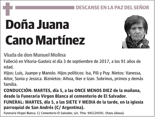 Juana Cano Martínez