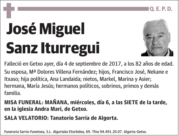 José Miguel Sanz Iturregui